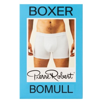 Pierre Robert For Men Cotton Boxer Hvid økologisk bomuld Small Herre