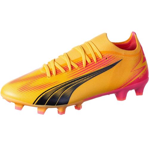 PUMA Fodboldstøvler 'Ultra Match'  mørkegul / pink / sort