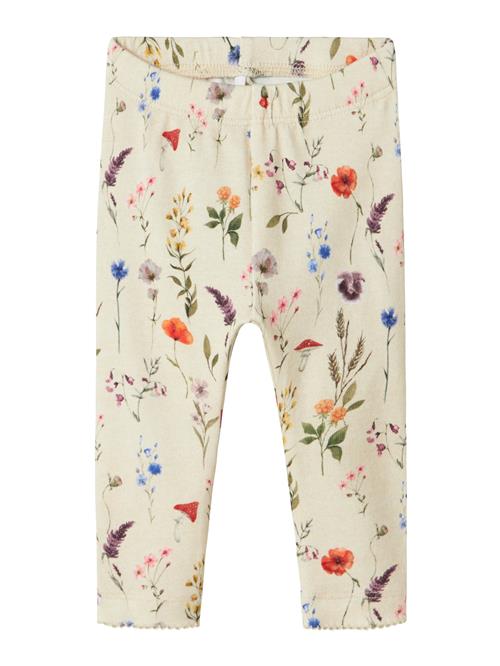 NAME IT Leggings 'NBFLUXA'  ecru / blå / oliven / aubergine
