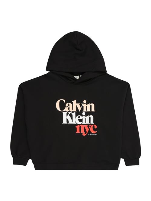 Calvin Klein Jeans Sweatshirt  fersken / lys rød / sort / hvid