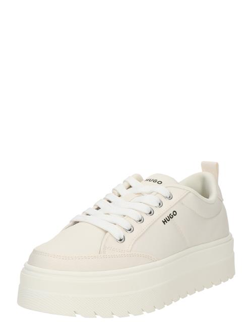 HUGO Sneaker low 'Lyssa'  sort / hvid / offwhite