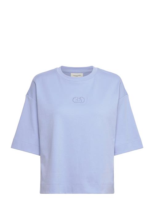 Cmmuse-Tee Is A T-Shirt In A Premium, Heavy Cotton Material That Keeps Its Shape Copenhagen Muse Blue