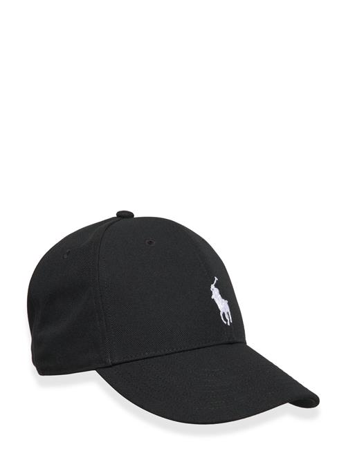 150D Poly Twill-High Crown Cap Polo Ralph Lauren Black