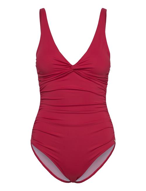 Simi Solid Swimsuit Recycled Panos Emporio Red