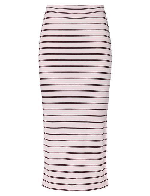 Pcjayjay Hw Slit Skirt D2D Pieces Pink