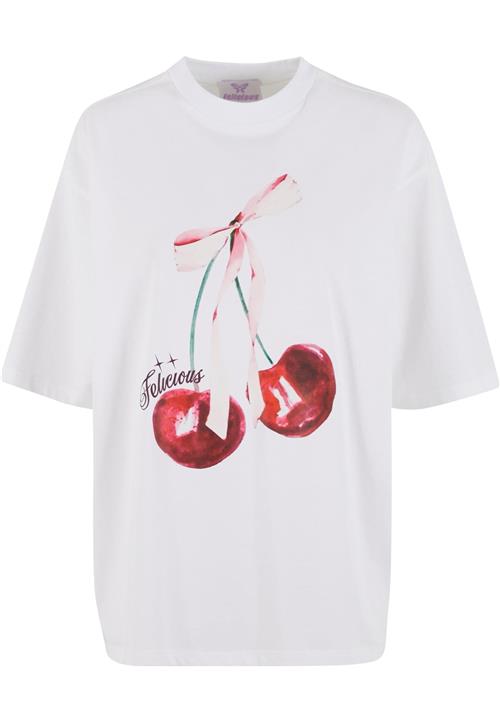Felicious Shirts 'Cherry'  blandingsfarvet / hvid