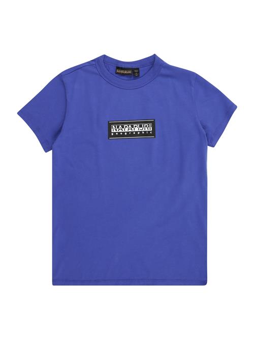 NAPAPIJRI Shirts 'K S-CHAMOIS'  royalblå / sort / hvid