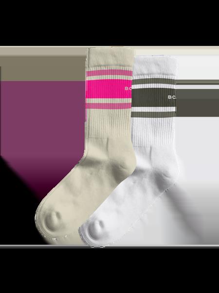 Björn Borg Core Crew Socks 2-pack Hvid, 36-40