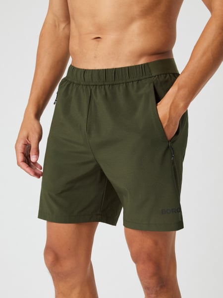 Björn Borg Borg Zip 7 Inch Shorts Grøn, S