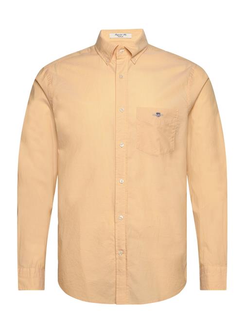 Se Reg Classic Poplin Shirt GANT Yellow ved Booztlet