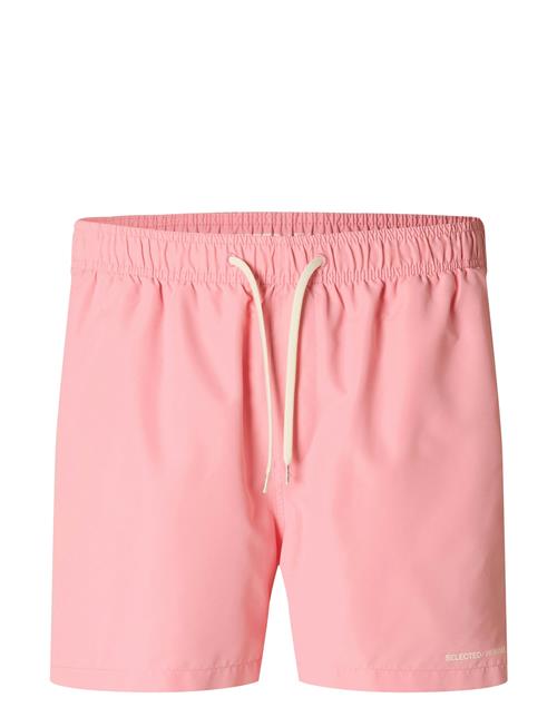 Se Slhdane-Swimshorts Selected Homme Pink ved Booztlet