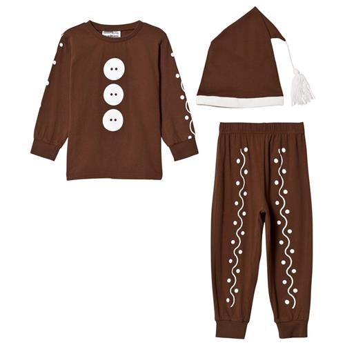 Christmas Kids Gingerbread Costume Brown 98/104 cm    98/104 cm  Unisex