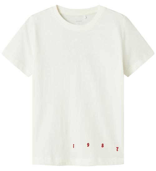 Name It T-shirt - NkmLibbo - Cloud Dancer/Paradise