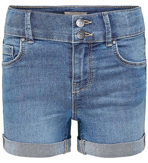 Kids Only Shorts - KogCarmen - Medium Blue Denim