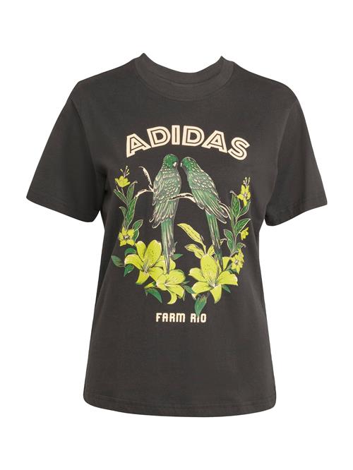ADIDAS SPORTSWEAR Funktionsbluse 'Adidas X Farm'  creme / gul / grøn / sort