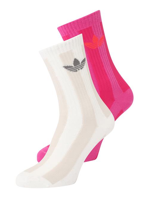 Se ADIDAS ORIGINALS Sokker  beige / antracit / mørk pink / hvid ved About You