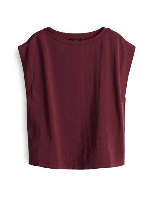 OPUS Shirts 'Silkisi'  vinrød