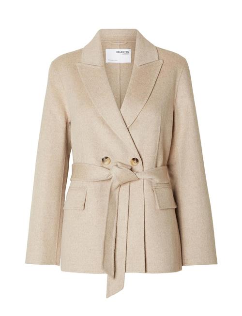 Slftara Handmade Jacket B Noos Selected Beige