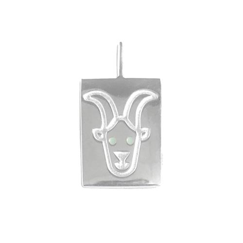 Design Letters Capricorn Halskæde Charme Sølvfarvet Stroller    barnevogn  Unisex