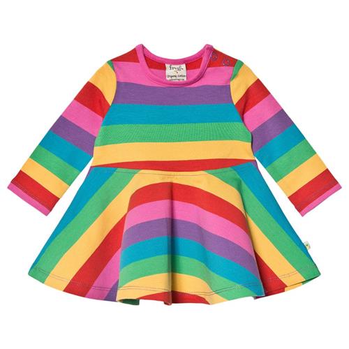 Frugi Sofia Skater Kjole Rainbow 3-6 months    3-6 måneder  kvinde