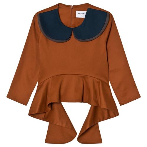 Wolf & Rita Teresa Blouse Orange 4 Y    4 år  kvinde