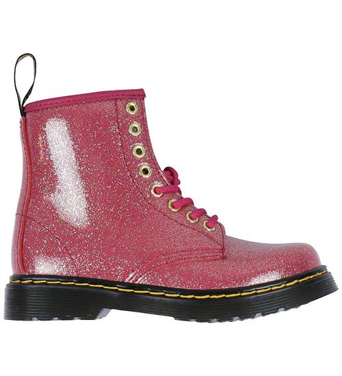 Dr. Martens Støvler - 1460 J - Nebula Glitter - Fuchsia/Silver