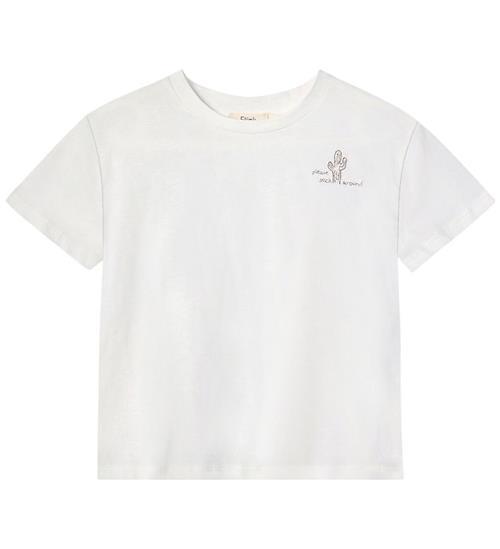 Fliink T-shirt - Sommer Cactus - Cloud Dancer