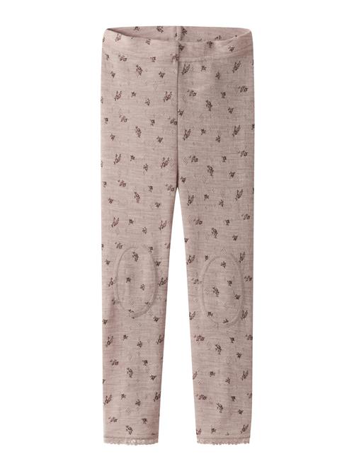 NAME IT Leggings 'NMFWang'  taupe / oliven / aubergine