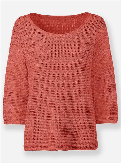heine Pullover  orangerød
