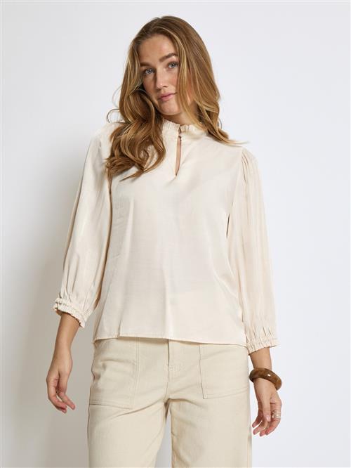 minus Bluse 'Velly'  beige