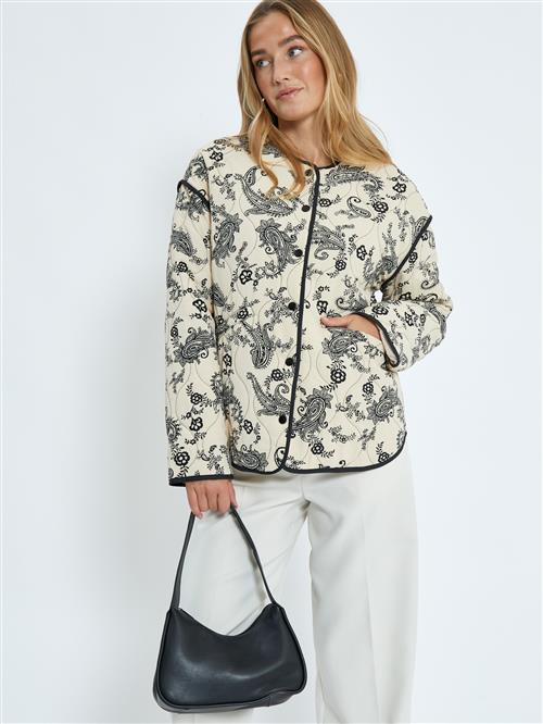 DESIRES Overgangsjakke 'Cora'  beige / sort