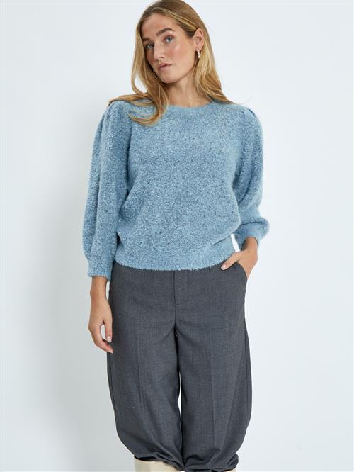 minus Sweatshirt 'Jennie'  blå-meleret