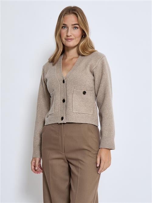 Peppercorn Cardigan 'Celeste'  mørkebeige