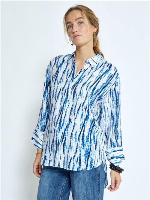 Peppercorn Bluse 'Gigi'  blå / navy / hvid