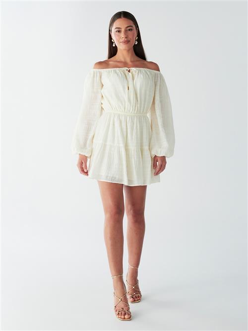BWLDR Kjole 'BRIA'  offwhite