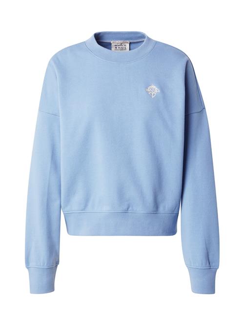 SCOTCH & SODA Sweatshirt  lyseblå / hvid