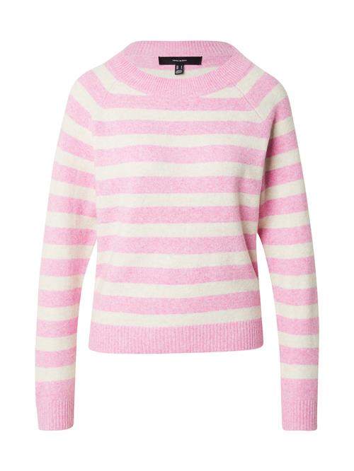 VERO MODA Pullover 'VMDoffy'  pastelgul / fuchsia