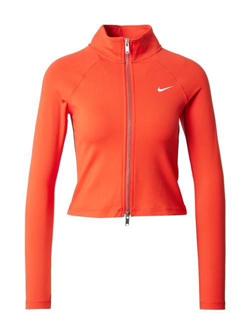 Nike Sportswear Sweatjakke  orangerød / sort / hvid