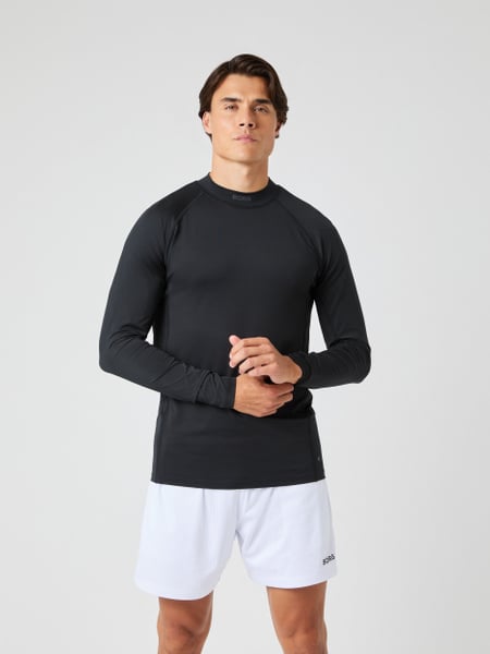 Björn Borg Borg Mock Neck Ls T-shirt Sort, M