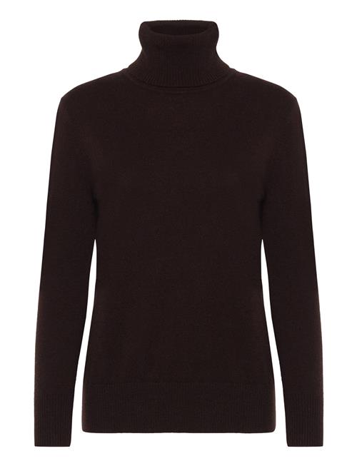 Rwlaica Cashmere Ls Roll Neck Rosemunde Black