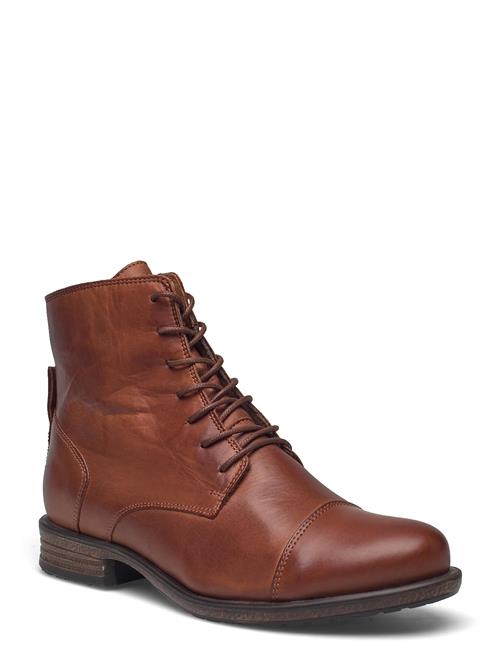 Biadanelle Leather Derby Boot Bianco Brown
