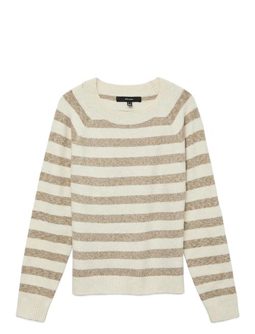 Vmdoffy Ls O-Neck Blouse Ga Vero Moda Cream