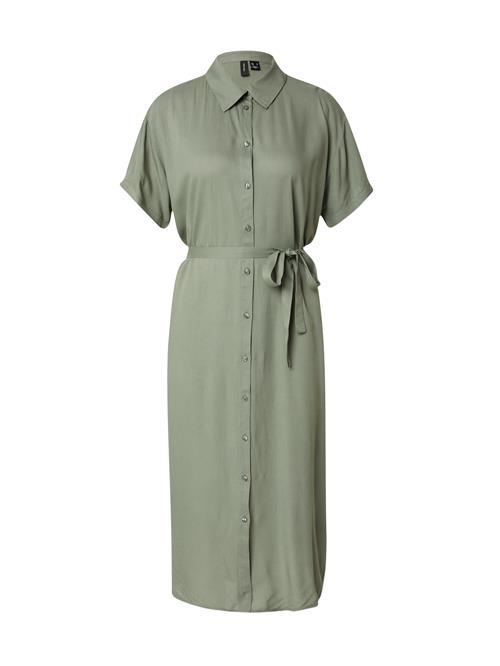 VERO MODA Blusekjole 'Bumpy'  oliven