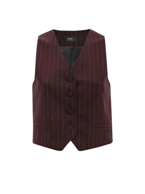 Antioch Jakkesætsvest 'Alessia'  bordeaux / pastelrød