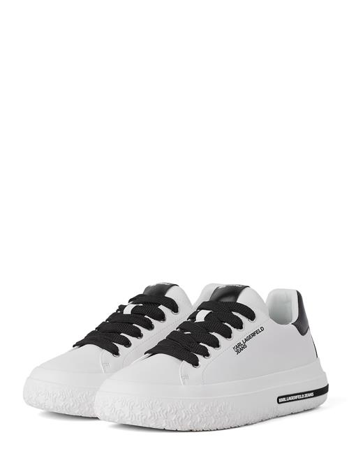Se KARL LAGERFELD JEANS Sneaker low ' KLJ LEDER-SNEAKER '  hvid ved About You