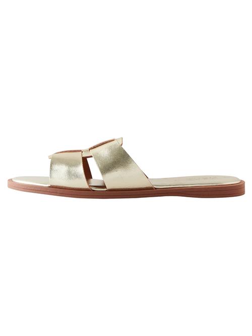 Next Pantoletter  brun / guld