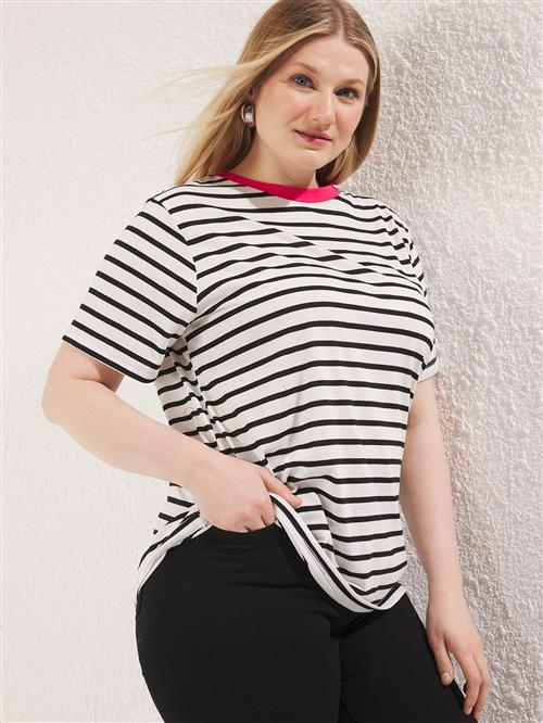 Trendyol Curve Shirts  beige / pink / sort