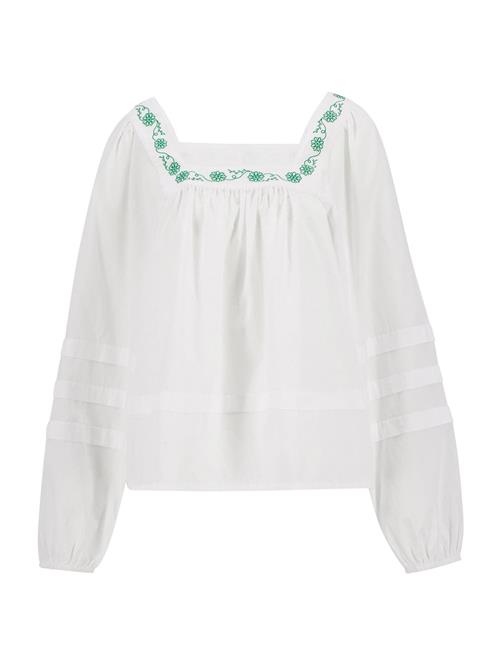 Se Barbour Bluse  grøn / hvid ved About You