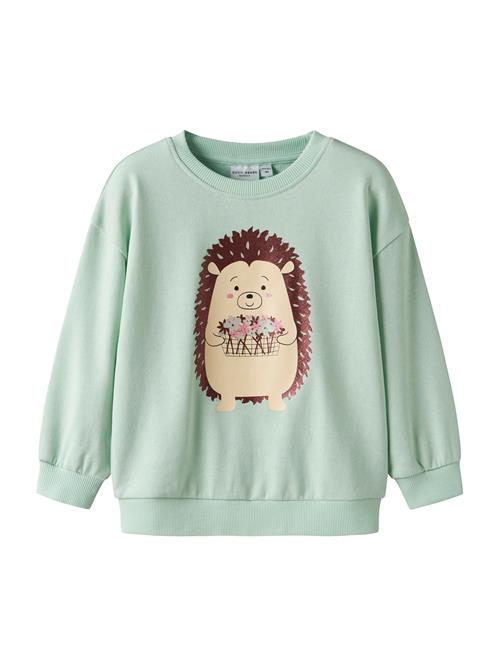 NAME IT Sweatshirt 'NMFVALONA'  ecru / choko / mint / gammelrosa