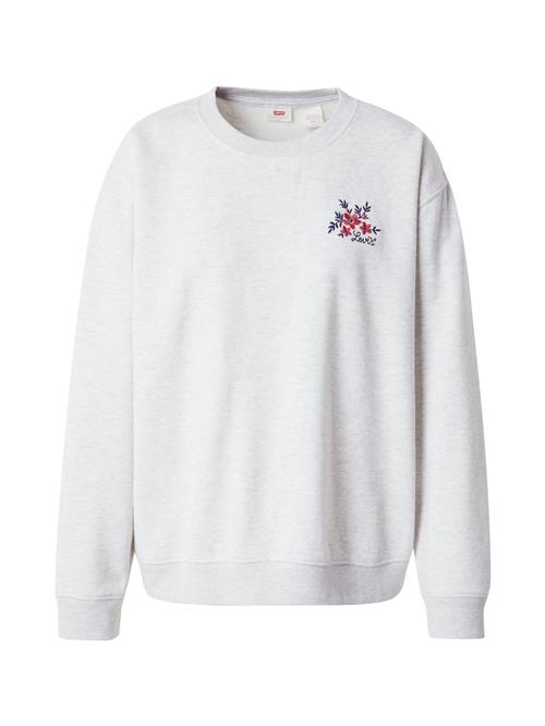 LEVI'S ® Sweatshirt  marin / lysegrå / cranberry